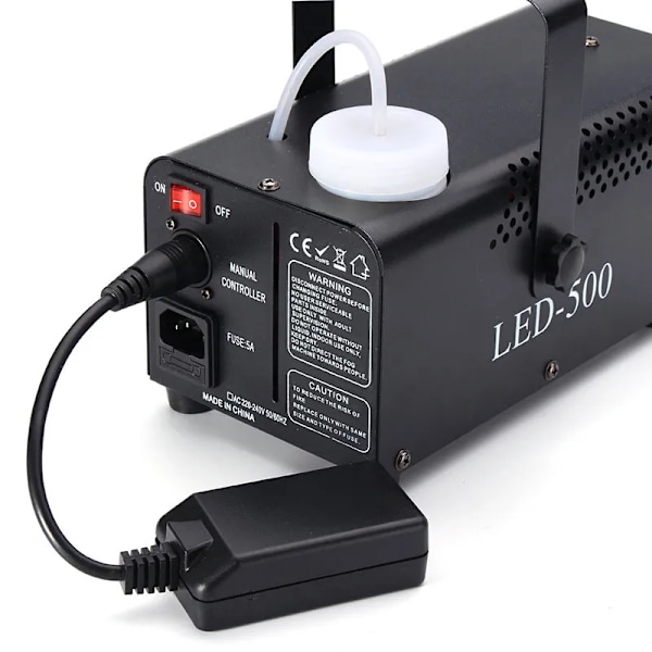 färgglad rök maskin mini LED fjärrkontroll dimma ejektor dj julfest scen ljus dimma maskin