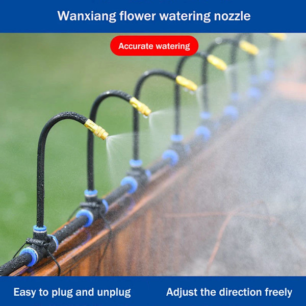 20M automatisk vanding sprinkler sæt roterende kobber dyse have altan forstøvning sprinkler vanding sæt