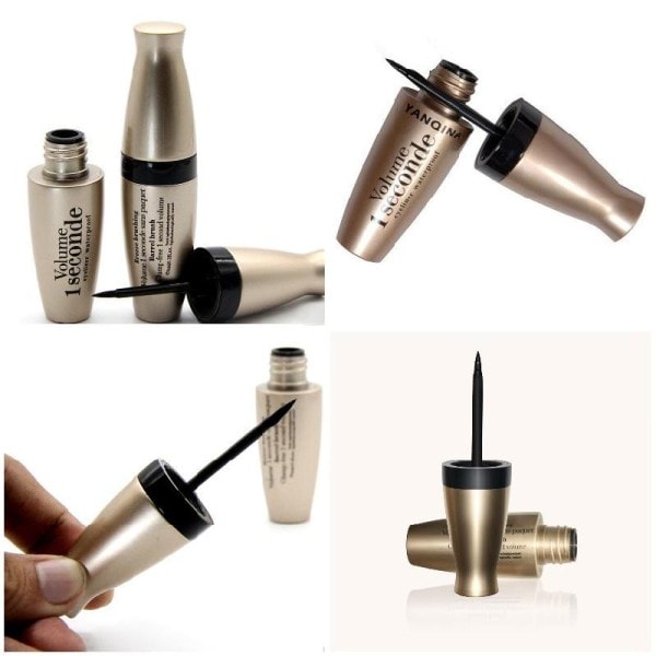 Flytande eyeliner lång varaktig vattenfast hård spets eyeliner penna penna vackert smink kosmetiskt verktyg