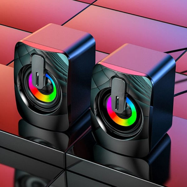 Tietokone kaiuttimet PC ääni laatikko HIFI stereo mikrofoni