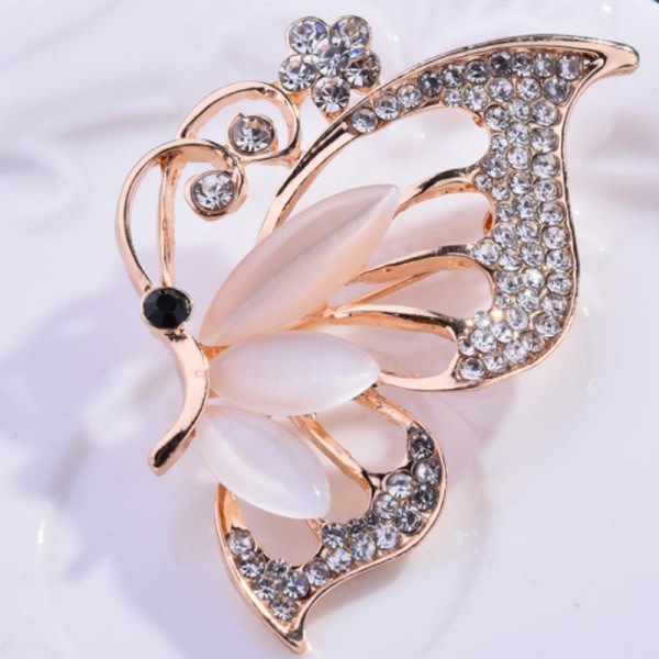 Elegant sommerfugl broche nål til kvinder sød trøje broche revers nål mode smykker