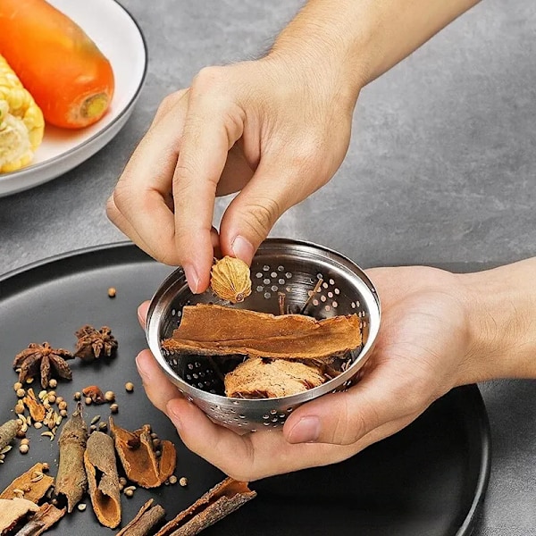 304 Ruostumaton teräs Tee Haude Pyöreä Lukitus Mauste Tee Pallo Siivilä Mesh Infuser Tee Suodatin Siivilä Keittiö tarvikkeet