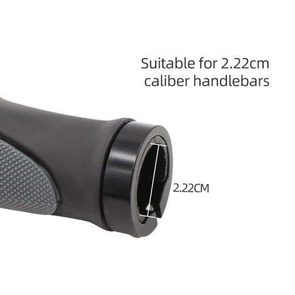 Ergonomiskt Cykel Grips Styre TPR Gummi Hölje Slida Tone Non-Slip MTB Cykling Hand Stöd