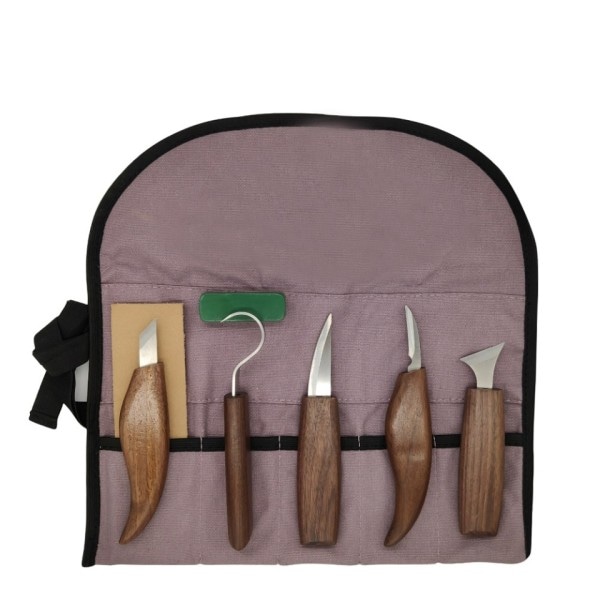 8st Trä Snideri Kniv Mejsel Träbearbetning Kutter Hand Verktyg Set