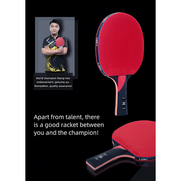 E-Series Bord Tennis Racket Professional Carbon Blade PingPong Racket