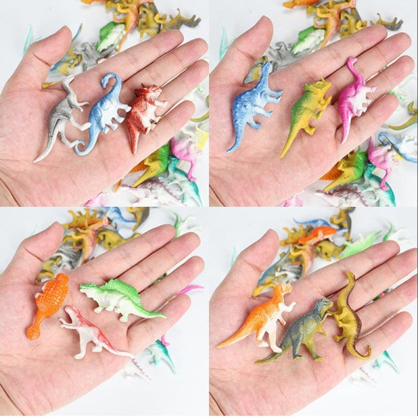 39 bitar Mini Dinosaurie Modell Barn's Utbildnings leksaker Små Simulering Djur Figurer barn leksaker