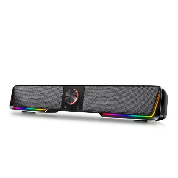 Darknets Support Bluetooth Trådlös Aux Surround RGB Högtalare Kolumn Ljud Bar
