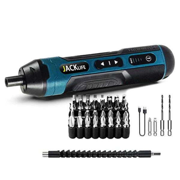 Trådløs Elektrisk Skruetrækker Genopladelig 1300mah Lithium Batteri Mini Drill 3,6V El Værktøj Sæt
