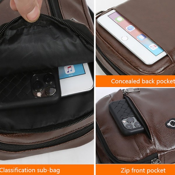 Man väskor crossbody sele dragkedja axel väska för man utomhus enkelaxel herr väskor