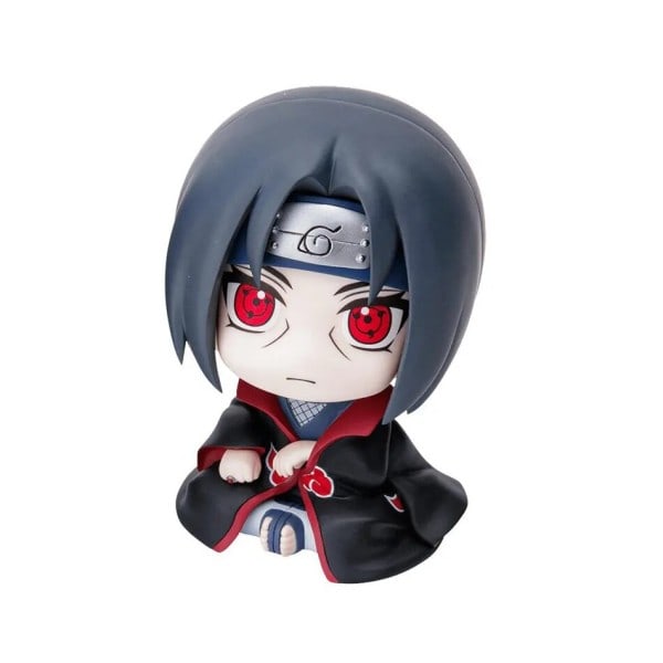 Anime Figur Uzumaki Naruto Kakashi Uchiha Sasuke Itachi Søte Leker Q Figurals Action Figurine Modell