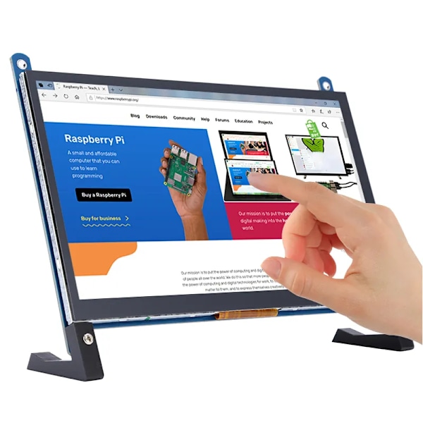 7 tum IPS TFT LCD Display Touch Skärm Monitor 1024*600 RGB Pixel USB HDMI-kompatibel