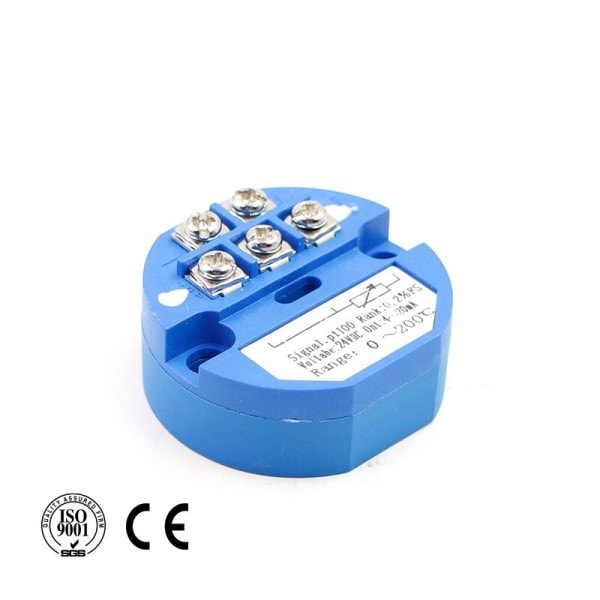 PT100 Type til 4-20mA -50-50 0-50 0-100 200 300 grader RTD Input 4-20mA Utgang DC24V Termisk motstand temperatur