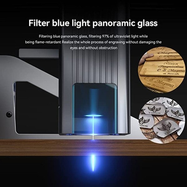30W Laser Gravering Maskine CNC Laser Graver DIY Mini Logo Mark Printer Cutter Træ Glas Acryl Skæring Værktøj