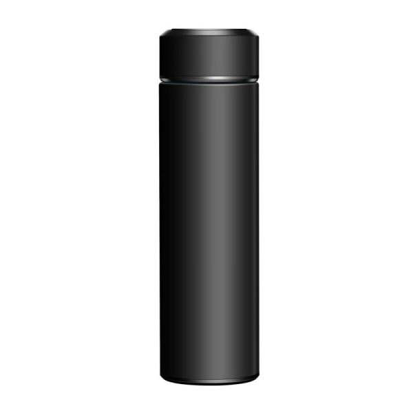 Musta ruostumaton teräs Creative Smart termos pullo lämpötila näyttö lämpö muki