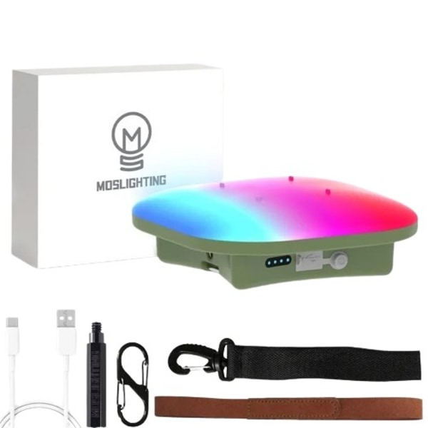 Camping Lantern Oppladbar LED Smart Lys Bluetooth Kontroll av Tuya APP Musikk Sync RGB LED Telt Belysning 13500mAh Utendørs 80W