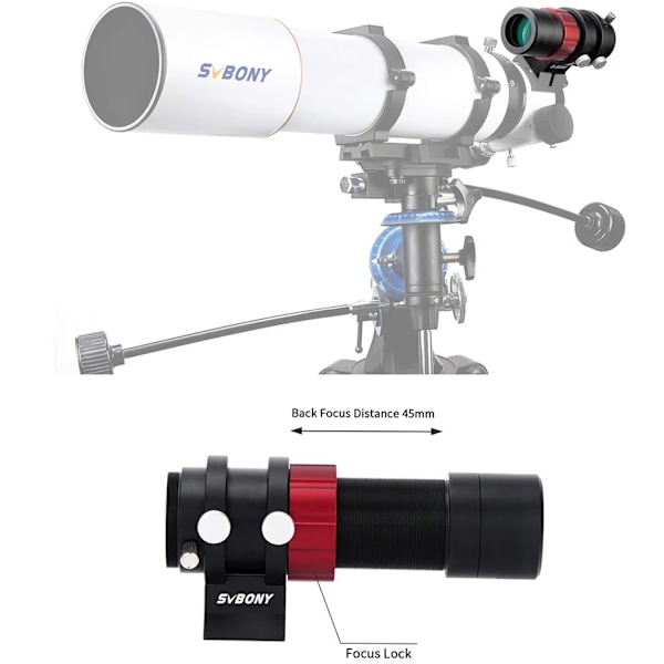Ultra-Mini Guide Scope for SV305 ZWO Auto Guiding Kameraer