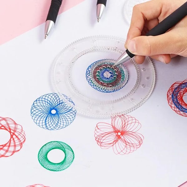 22 kpl Spirografi Vivain piirustus raaputus maalaus lelut