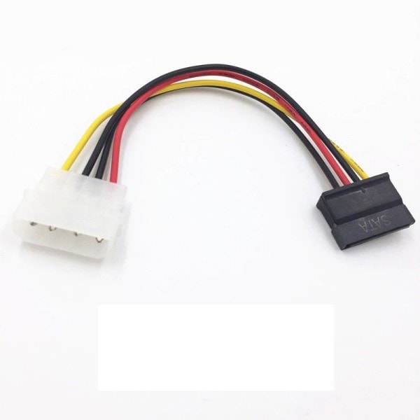 4 nasta Molex IDE 2 sarja ATA Kiinto ohjain virta kaapeli SATA Y jakaja kaksois kiintolevy jatkolaite johto sovitin