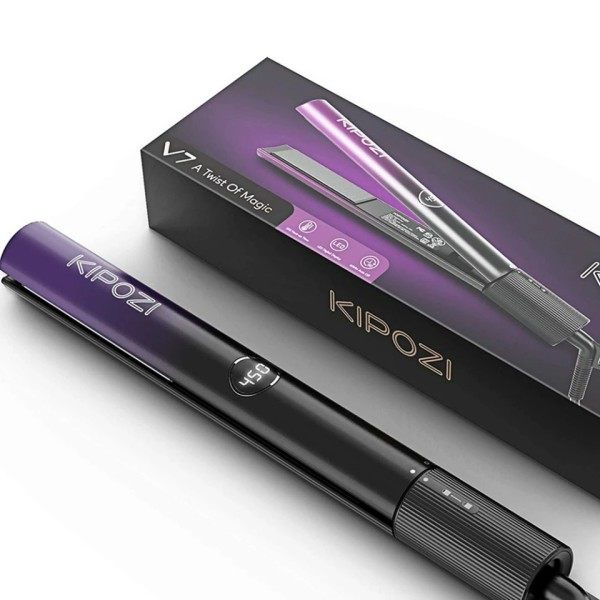 Luksus Hår Rightener Flat Jern Curling Iron Nano Titan Instant Opvarming Flat Jern