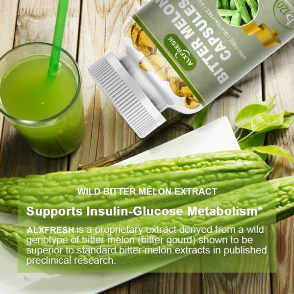 Naturlig organisk bitt kalebass ekstrakt kapsel plante-insulin reduserende blod sukkerkur diabetes anti-hypertensjon vekt tap