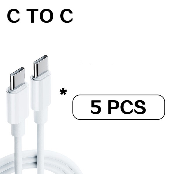 5 STK Hurtig Opladning USB Oplader Kabel Til iPhone
