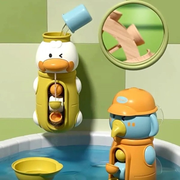 Baby dusch badkar leksaker barn vatten lek spinnare med sug kopp