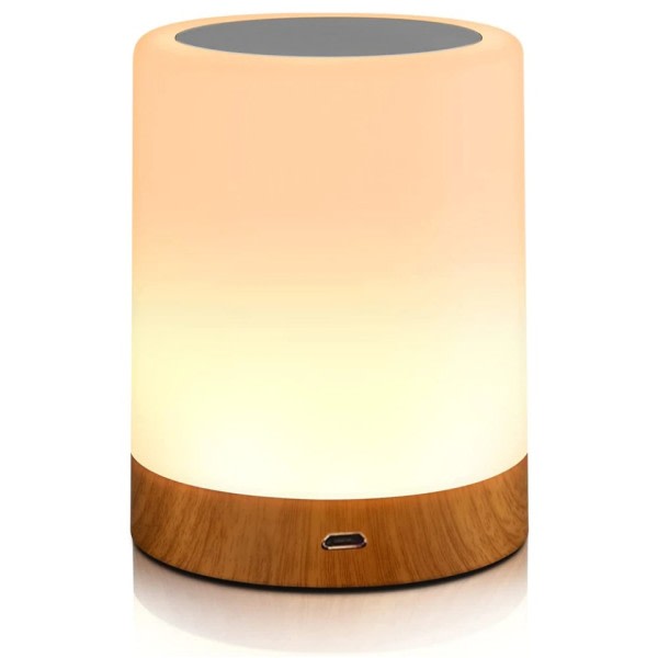 Touch Lampe LED Bord Lampe Sengebord Lampe RGB Bord Lampe Soveværelse Lampe med Touch Sensor