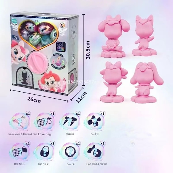 Underbar och Söt Ägg Twister Barn's Ägg Twister Blind Låda Toy Surprise Little Girl Toy