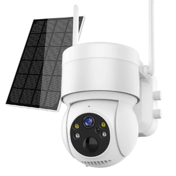 Sol WIFI Kamera Utomhus 4MP Video Övervakning Trådlös IP Kamera Med 7800mAh Ladda Batteri