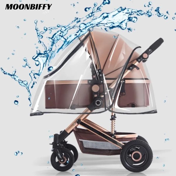 Universal Vatten Regnskydd Baby Bil Bärbar Universell Vattentät Regn Väder Sittvagn
