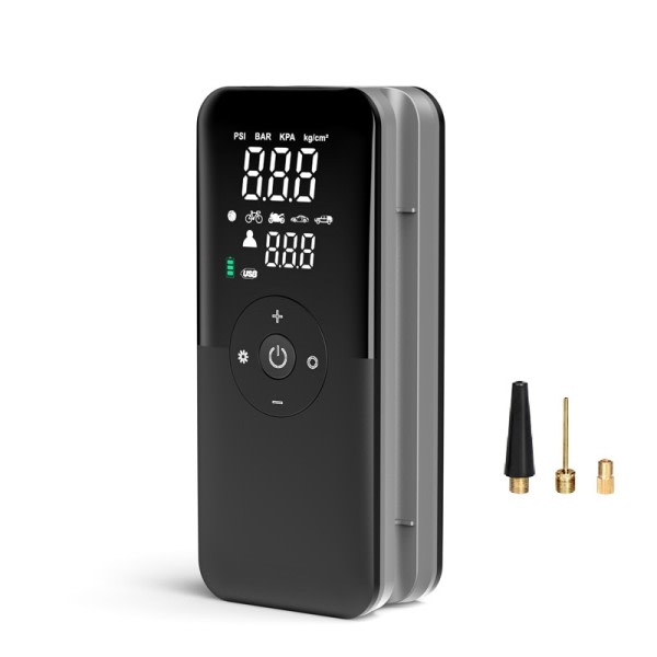 Bærbar Elektrisk Dekk Hjul Inflator For Bil Sykkel Motorsykkel Mini Batteri Digital Display Luft Pumpe