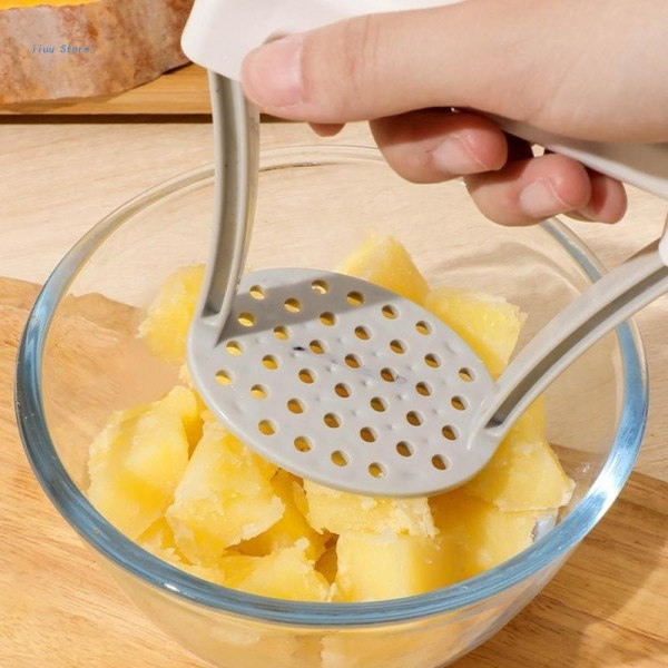 Manuell Potatis Krossare Plast Pressad Potatis Krossare Portabel Kök Verktyg