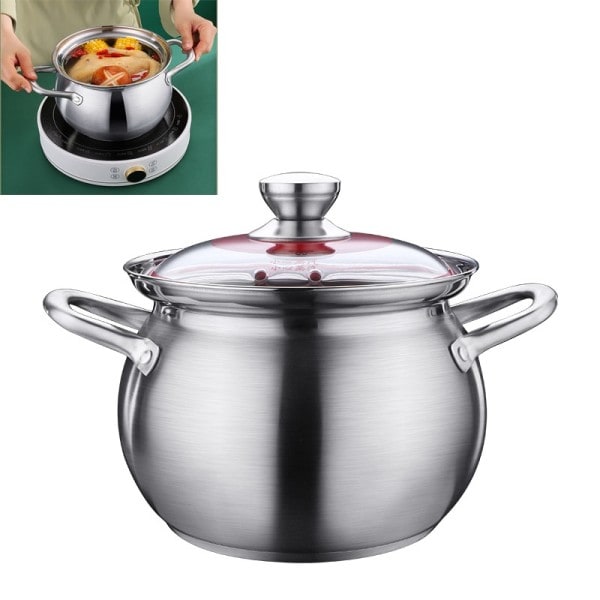 rustfritt stål suppe stor matlaging gryte Fortykket suppe gryte