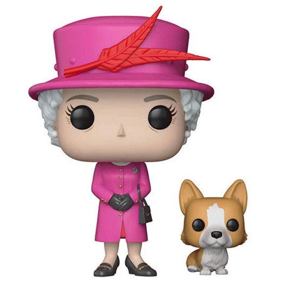 UK Queen Elizabeth II dukke med Kirky Vinyl Figur Model Legetøj