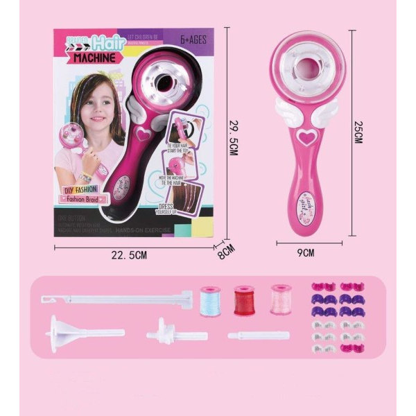 Automatisk Hår Flet Kits Værktøj Elektrisk Børn Gør-det-selv Fletning Frisur Twist Maskin Makeup Legetøj Til pige