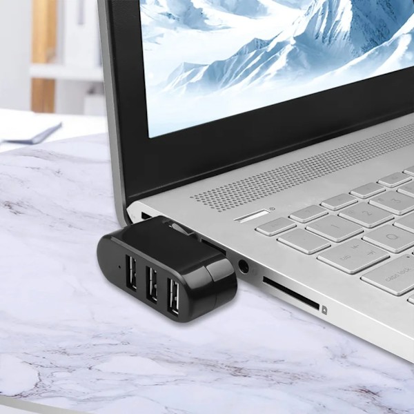 USB Hub 2.0 Adapter Roter Høj Speed U Disk Reader Splitter 3 Porte
