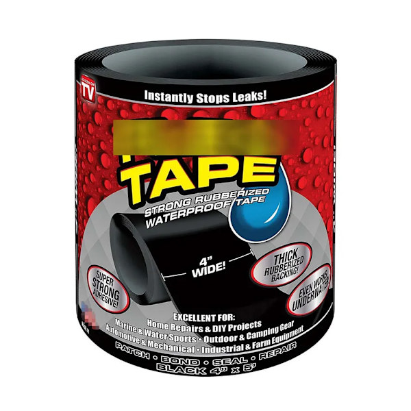 Super Strong Vanntett Tape Ytelse Selv Fix Tape Fiberfix Adhesive Stop Leaks Seal Repair Tape
