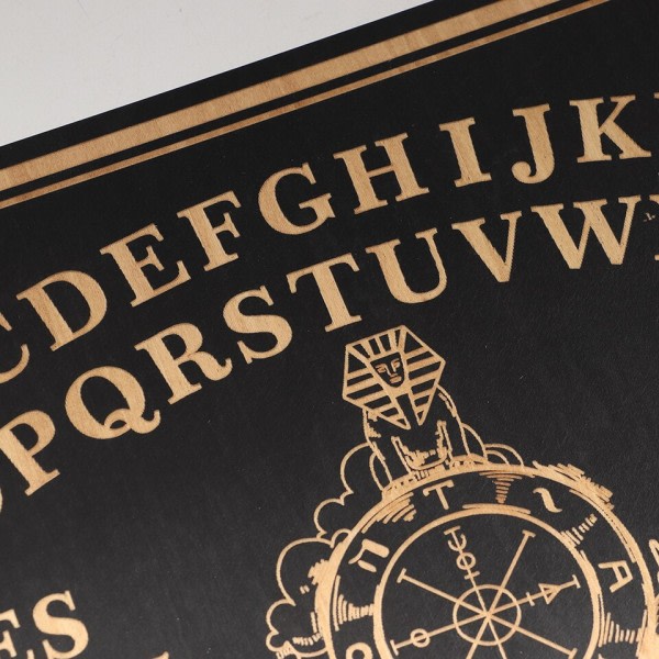 Tre spådom pendel brett gravert magisk brett Ouija brett