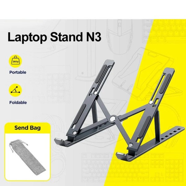 Bärbar Laptop Ställ Aluminium Fullbar notebook Ställ