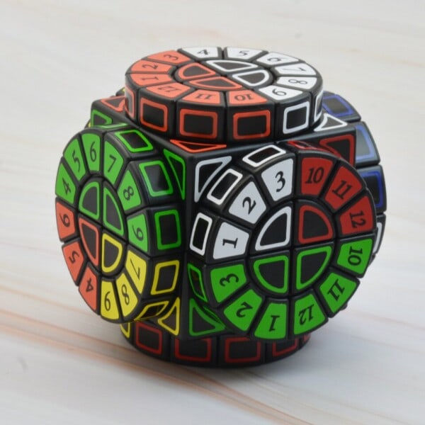 Virallinen Aika Machine magia kuutio musta tarrat 2x2 aika kone digitaalinen Cubo Magico luova palapeli