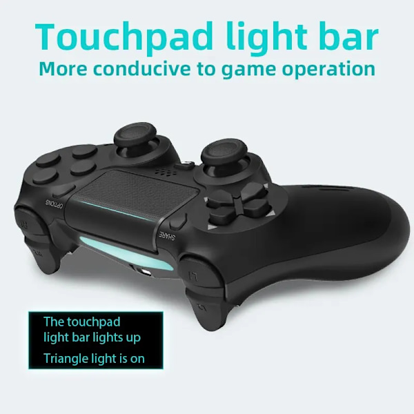 Bluetooth-yhteensopiva Peli ohjain PS4/Slim/Pro Langattomalle Peliohjain PC Kaksois Värinä Joystick IOS/Androidille