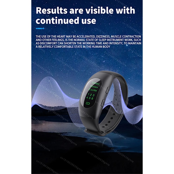 CES Håndholdt Sleep Aid Device Micro Current Intelligent Help Sleep Device