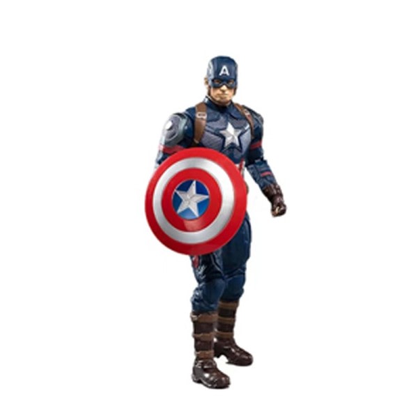 18 cm Marvel Ægte Captain AmericaToy Figur Model Børn's Gave Høj Bevægelig Familie Dekoration