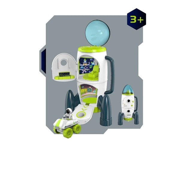 Puslespill Acousto Optikk Space Leker Space Modell Air Force Shuttle Space Station Rakett Aviation Series Toy