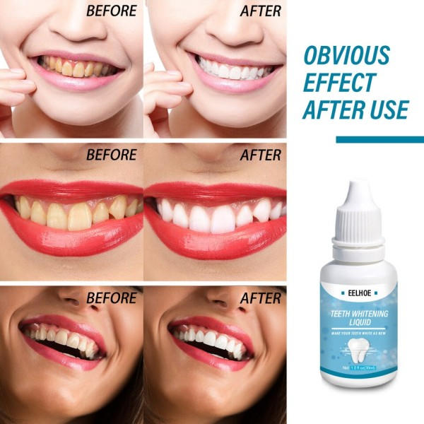 30ml Tänder Whitening Essence Oral Hygiene Cleaning Whiten Tooth Serum