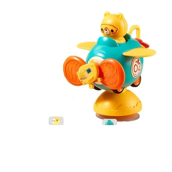 Sug kopp Spinner Hög stol Baby Leksaker 6 12 Månader Roterande Skallra
