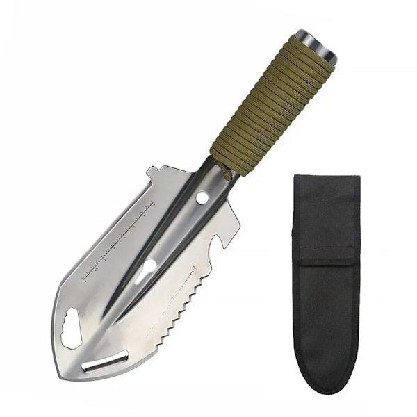 Bärbar Camping Vandring Resa Pinic Spade Multifunktionell Ordnance Spade Överlevnad Utomhus Utrustning Trädgård Verktyg Spade