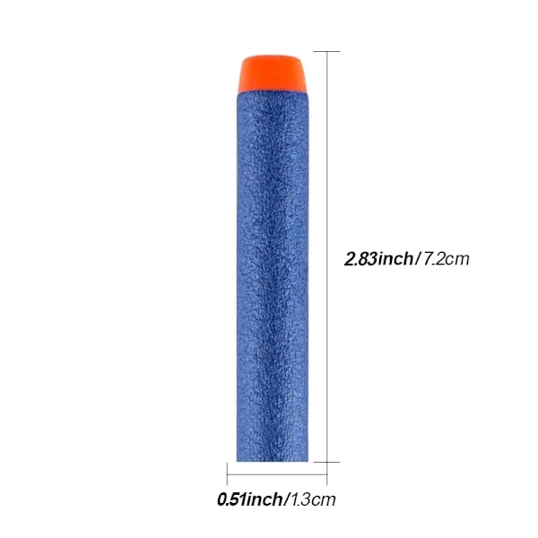 100 stykker Dart Til Nerf Solid hårdt hoved 7,2cm Refill Dart Legetøj Pistool kugler