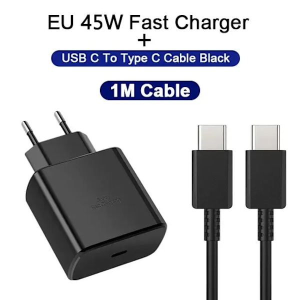45W Rask Lading For Samsung USB C lader