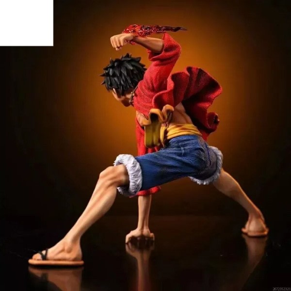 One Piece Luffy Figures Abe D. Luffy Battle Style Action Figures Anime Collection PVC Model Dukke Legetøj